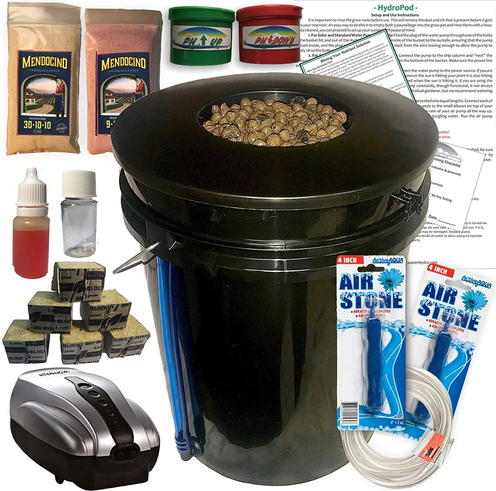 A/C Powered DWC Deep Water Culture Hydroponic Garden System Kit S75015