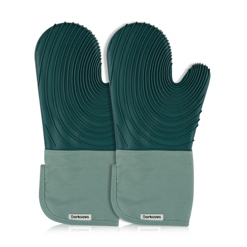 Silicone Oven Mitts, BPA-Free, 4 Pieces M736155