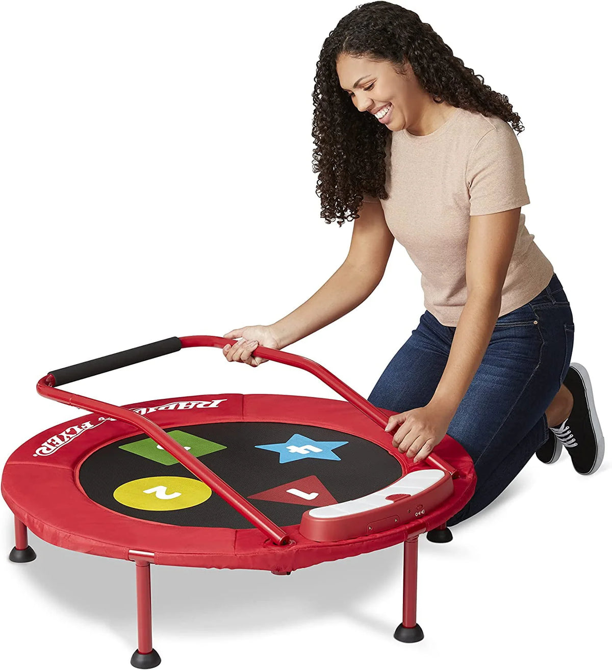 3-Feet Diameter Kids' Trampoline with Lights & Sounds F5059