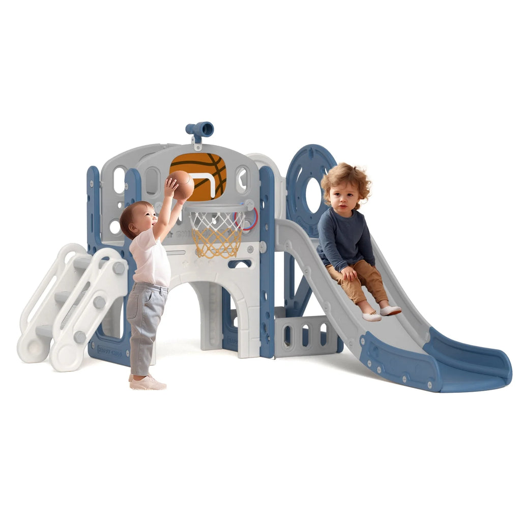 7-in-1 Kids Slide Play Set with Climber C6161