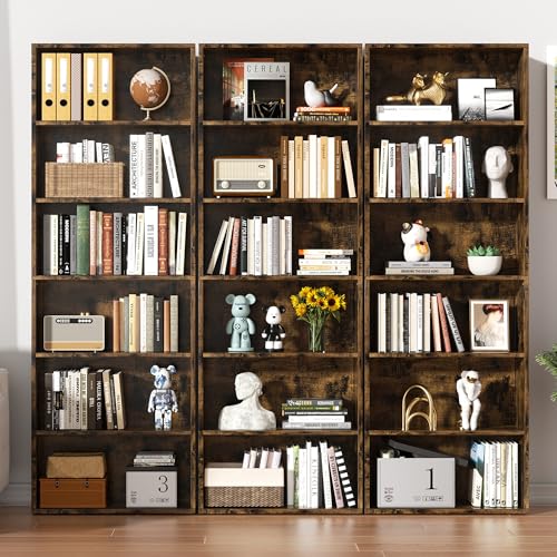 6-Tier Black Bookshelf K13023