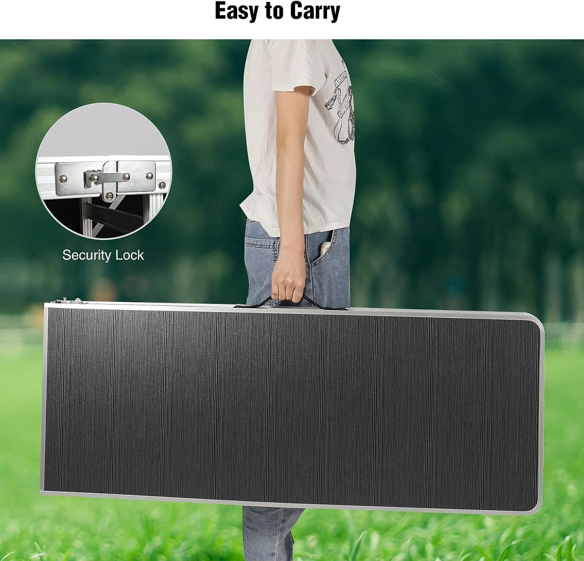 Portable Bar Table with Storage Shelf Q18670