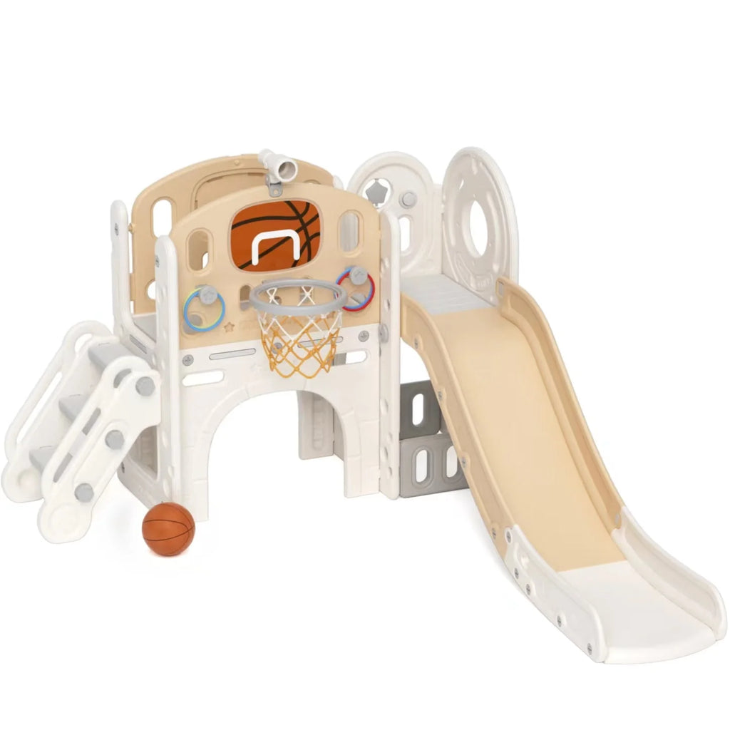 7-in-1 Kids Slide Play Set with Climber C6161