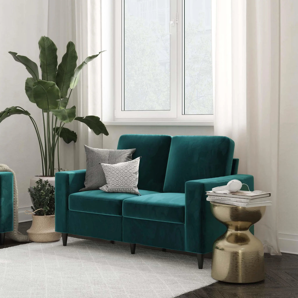 Gray Linen 2 Seater Sofa C94263