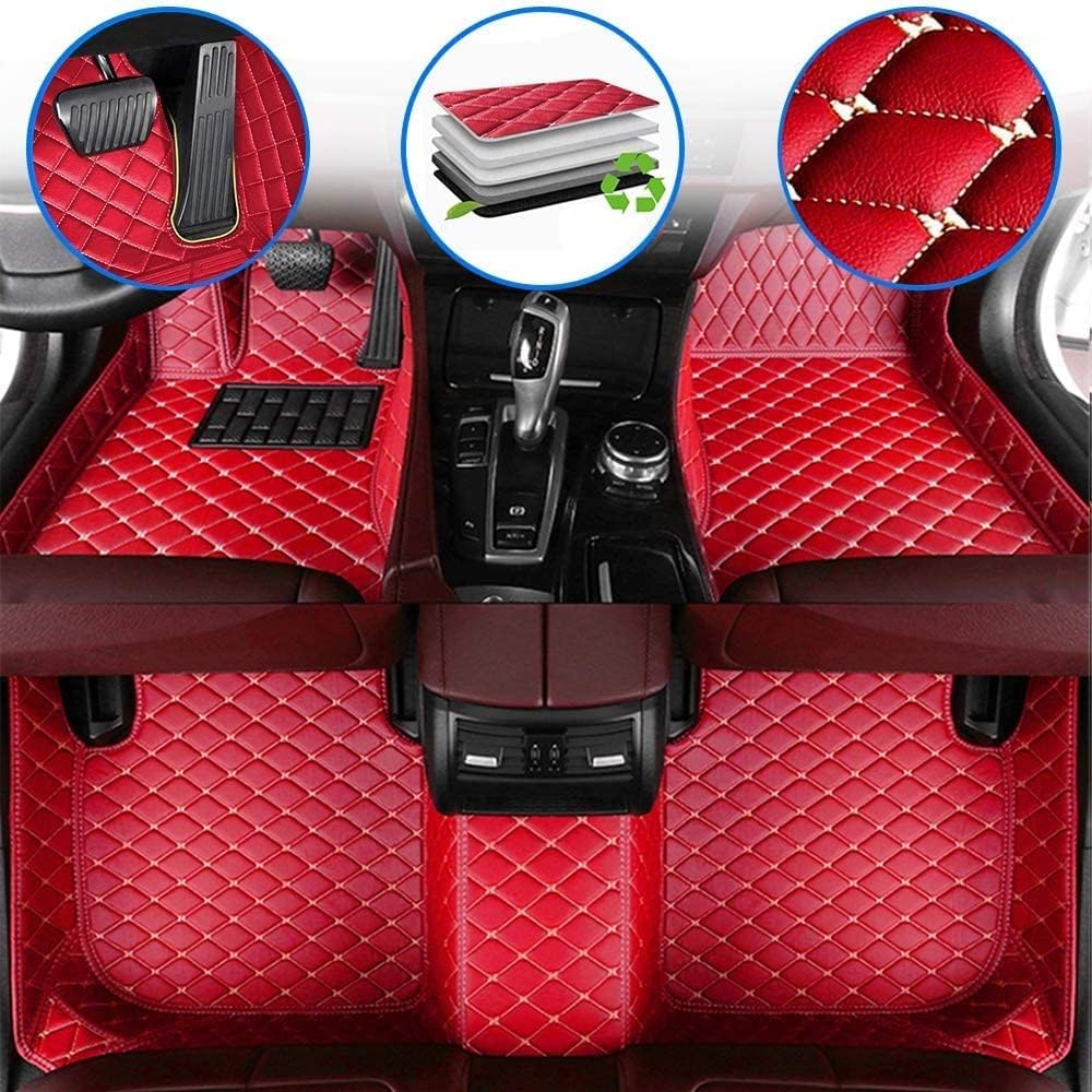 Custom Full Coverage All Weather Non-Slip Leather Car Floor Mats U257