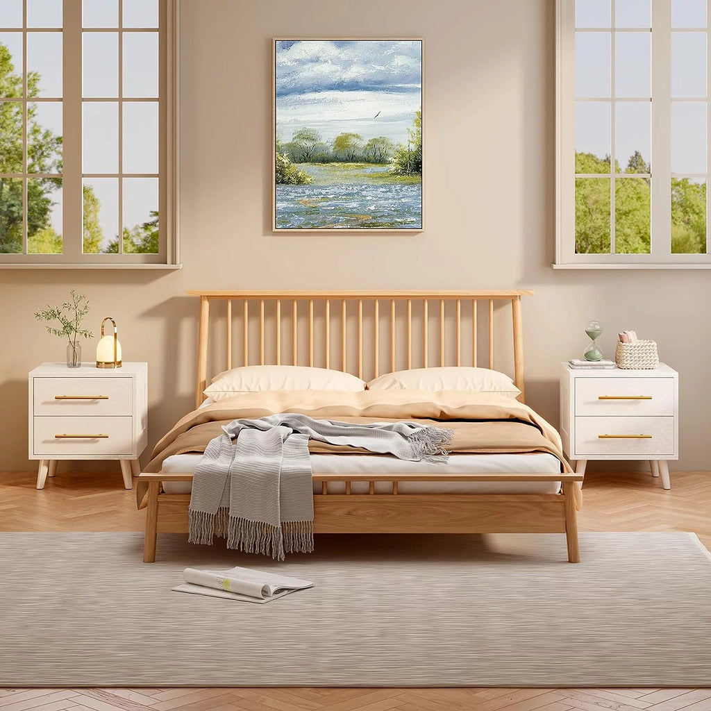 White 2 Drawer Dresser Z2685