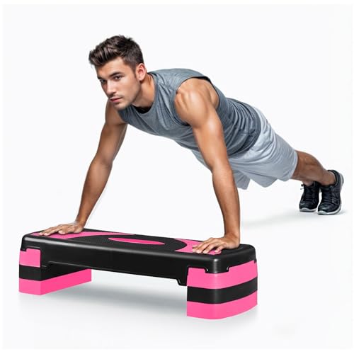 Adjustable Aerobic Step Platform with Risers G365749