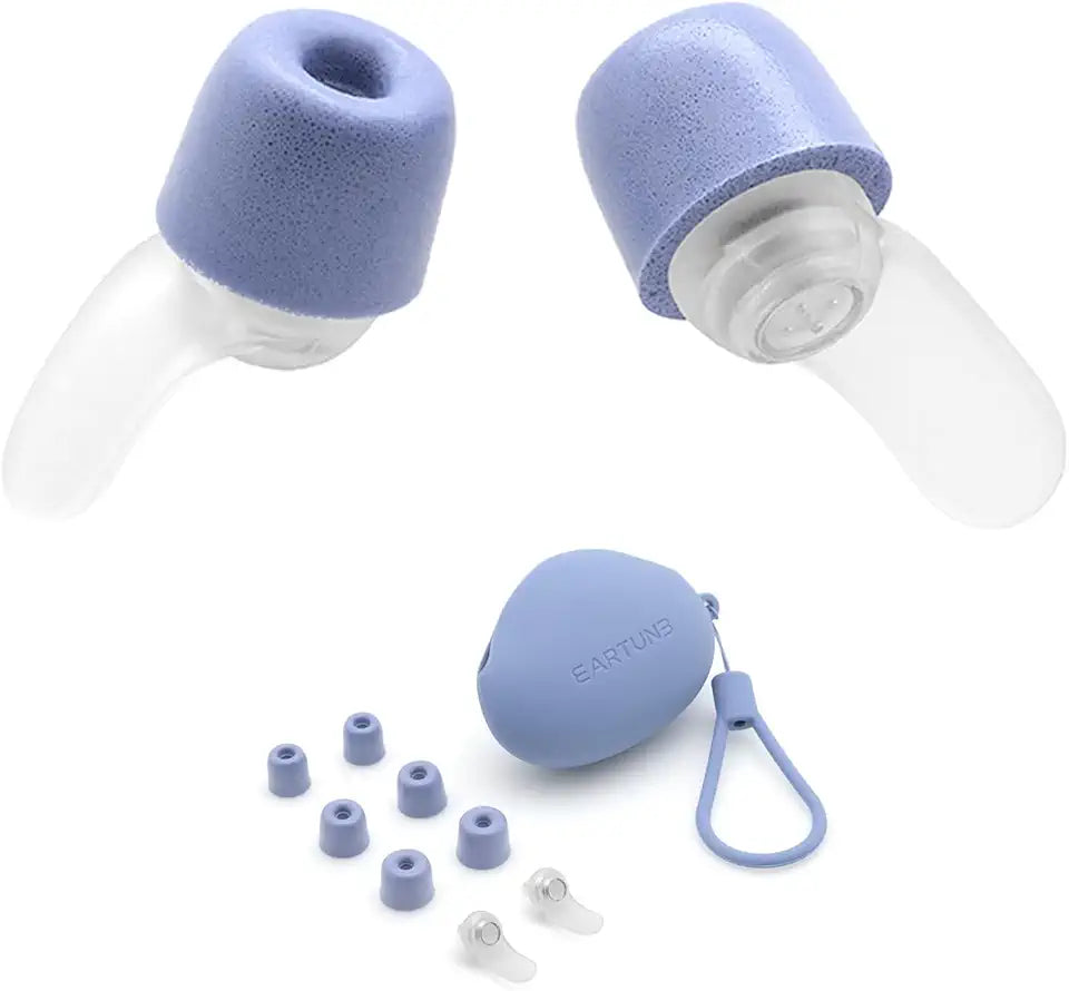 Live Foam Ear Plugs Memory Foam 23dB Noise Reduction Ash Purple H78246