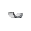 Gun Metal Robe Hook R124