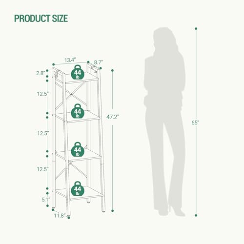 5-Tier Greige Ladder Shelf F4883