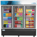 78 in. Three Glass-Door Merchandiser Refrigerator K9034