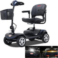Blue Foldable 4 Wheel Mobility Scooter M360