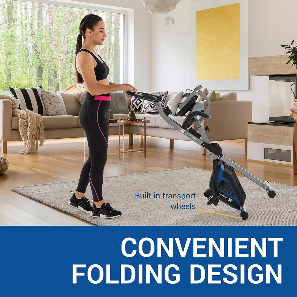 Compact Upright Folding Bike with Magnetic Resistance Y111
