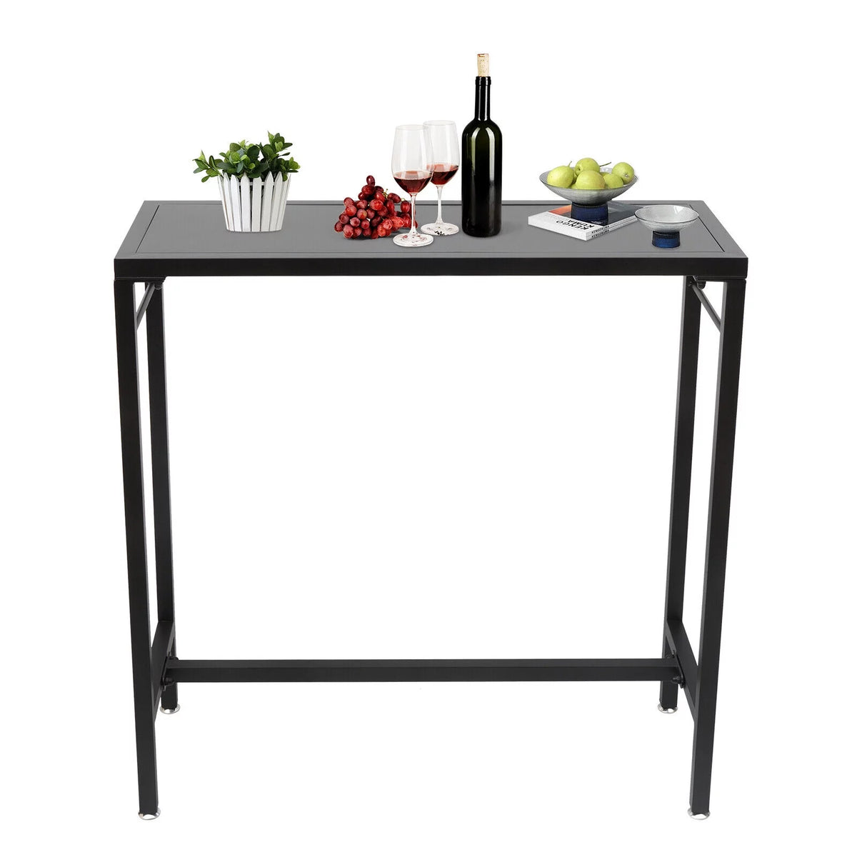 39" Black Bar Table R5877