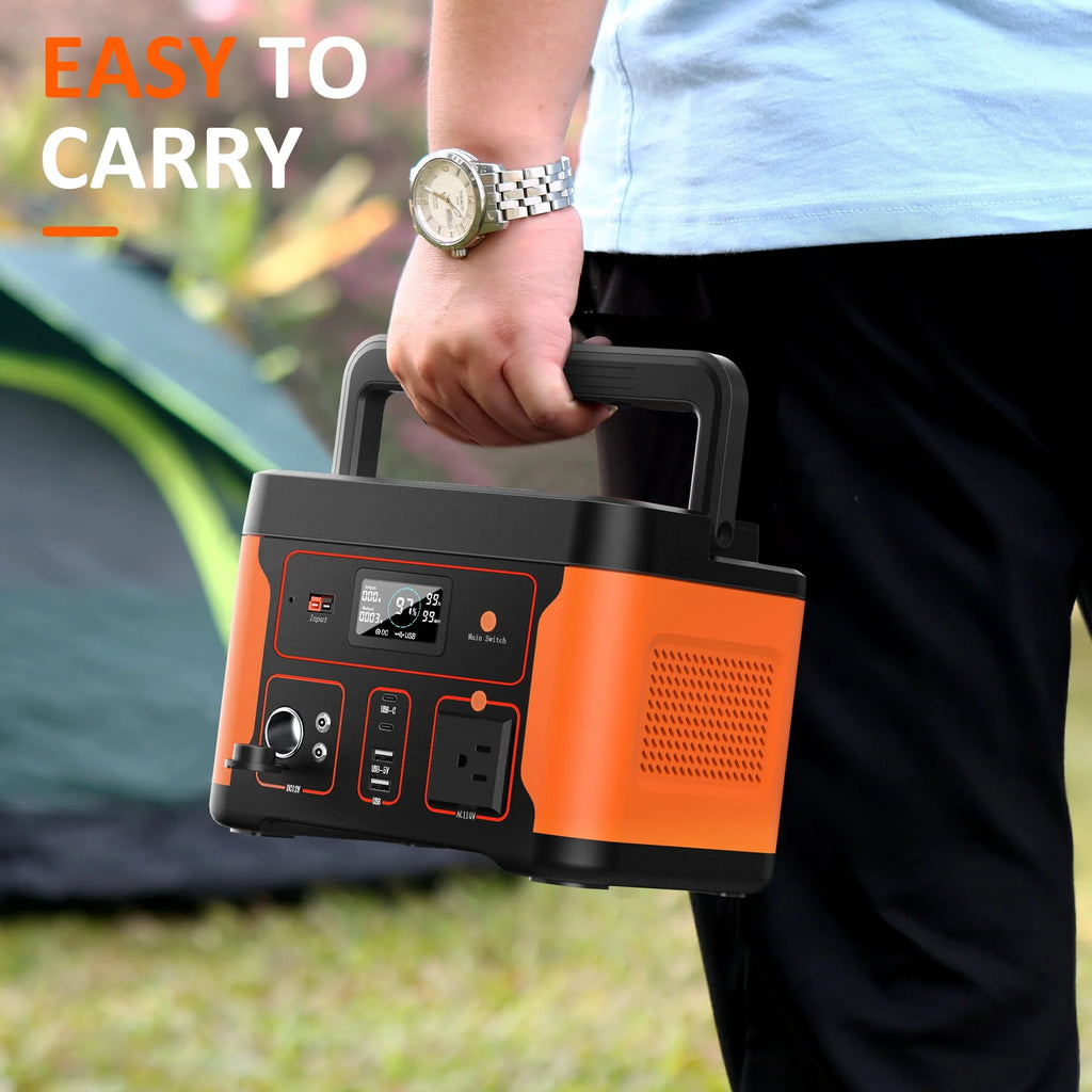 Portable Power Station 600W 550Wh LiFePO4 Battery W3038