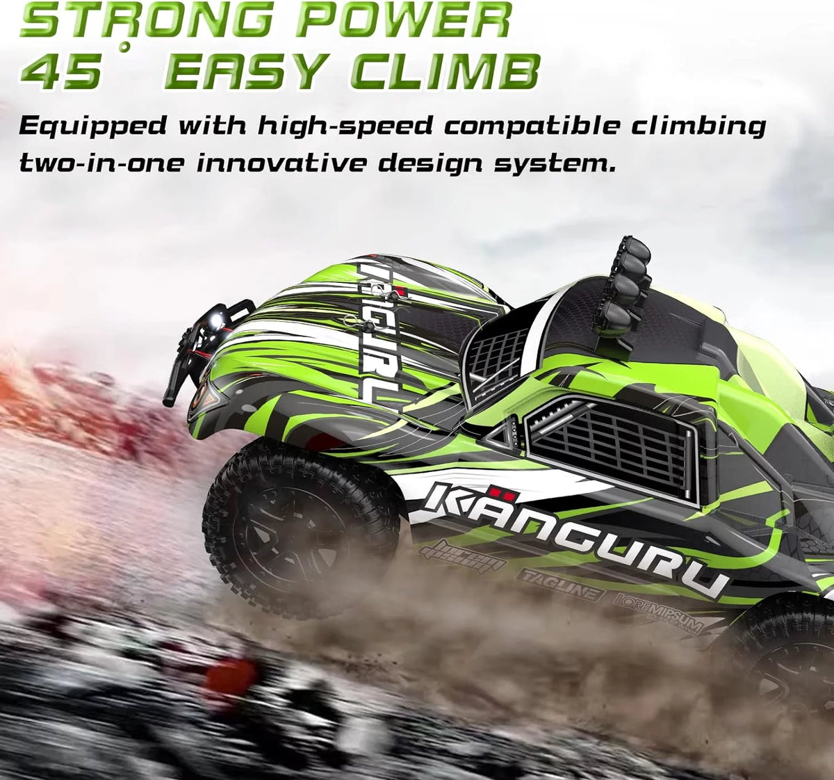 1:18 Scale High Speed Remote Control Car 4x4 Off Road Monster Car O994024