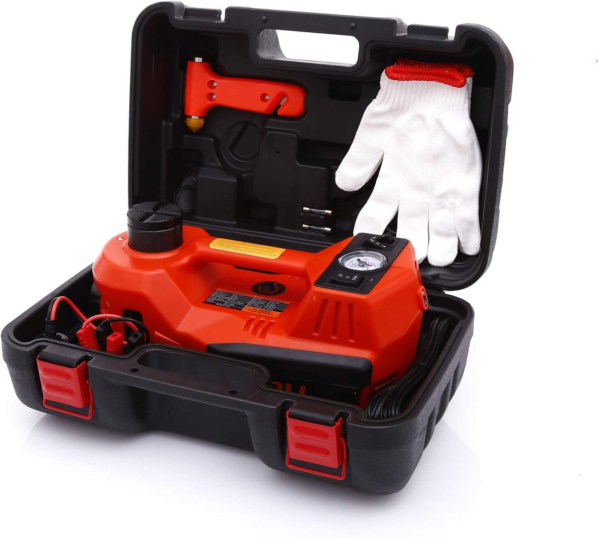 5 Ton 12V Hydraulic Electric Car Jack with Tire Inflator Pump G88267