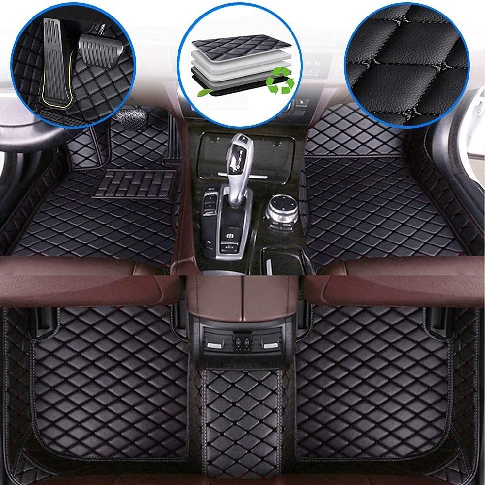 Custom Full Coverage All Weather Non-Slip Leather Car Floor Mats U257
