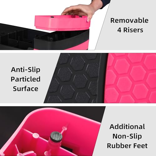 Adjustable Aerobic Step Platform with Risers G365749