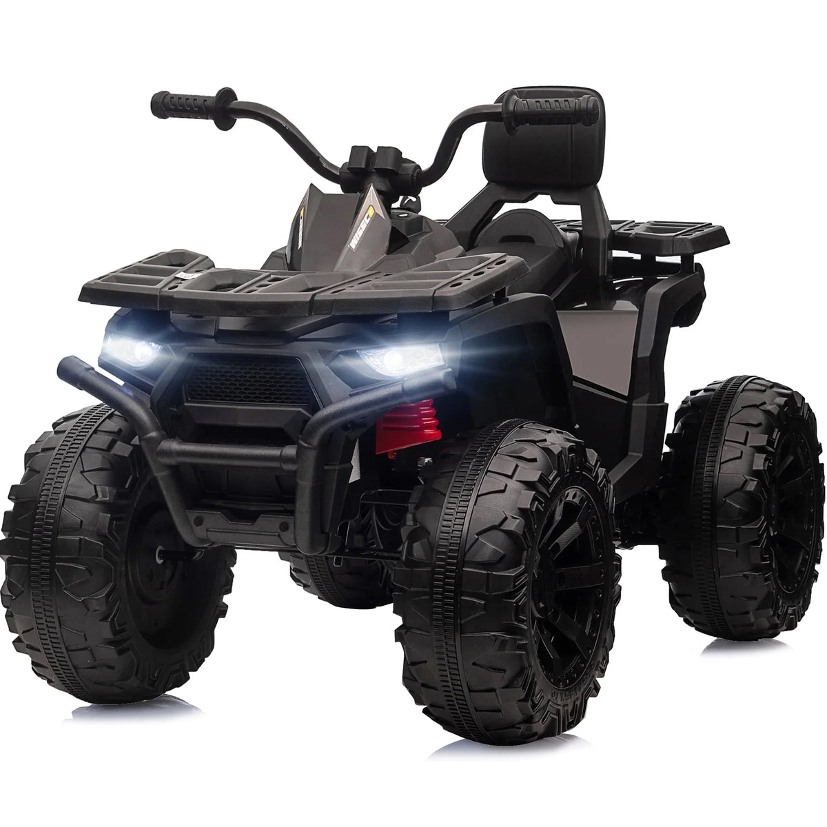 24V Kids ATV 4-Wheeler with 400W Motor, 2 Seater - Black L965