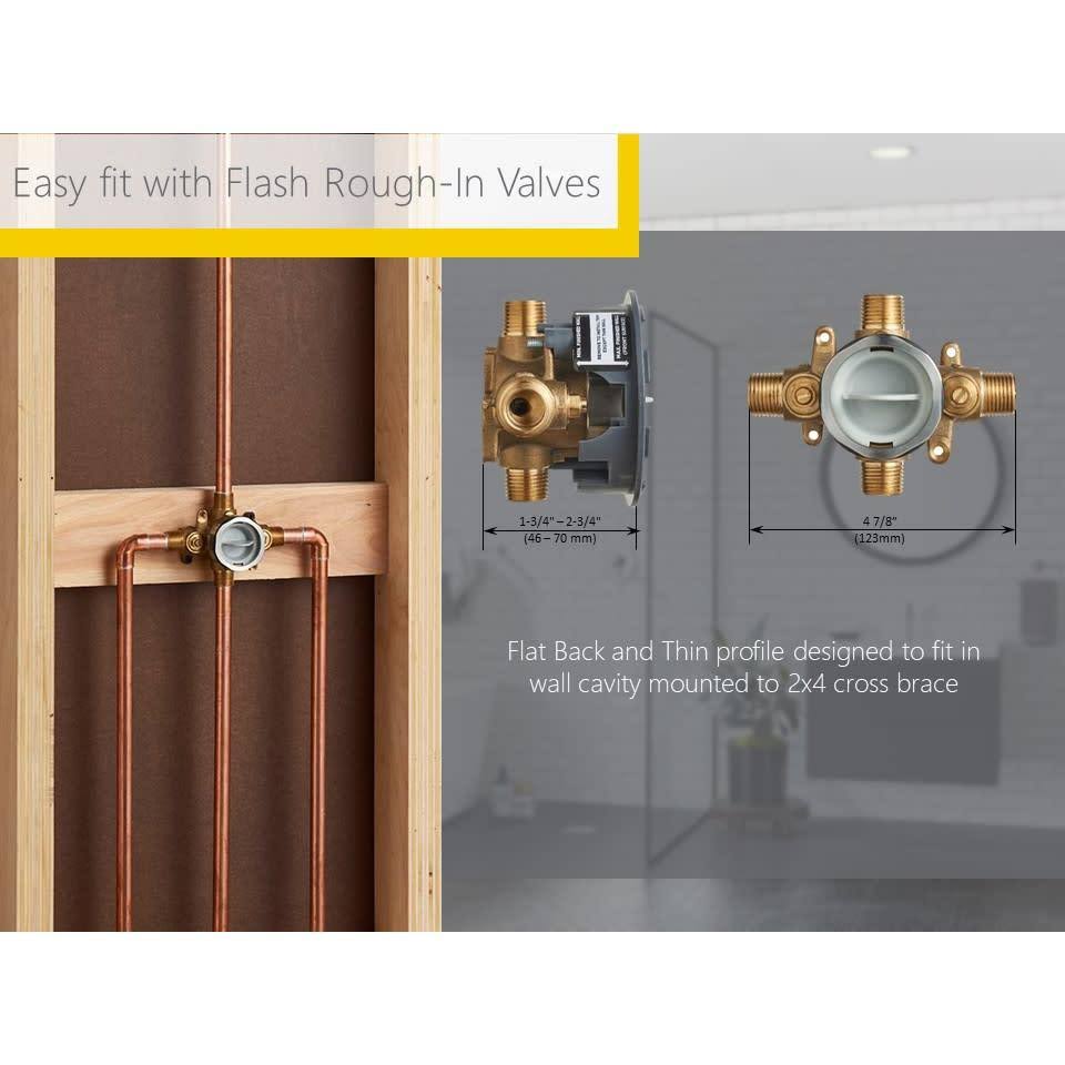 Tub and Shower Trim Package with 2.5 GPM P304582