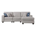 Fabric Reversible Sectional Sofa D21537