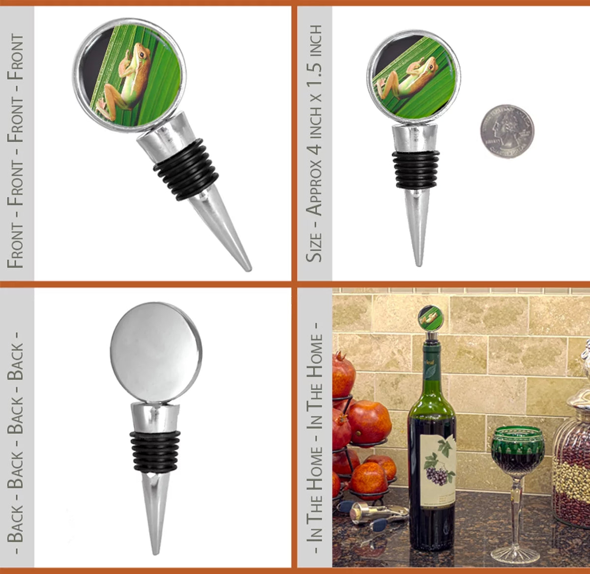 Frog Wine Stopper Q77226