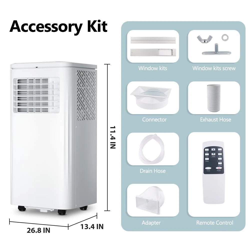 Portable Air Conditioner 6000BTU Indoor AC Unit Dehumidifier H213885