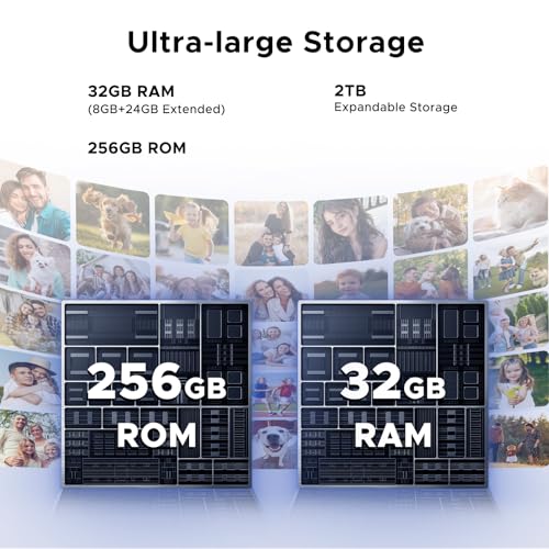 5G Android 15 Smartphone 32GB+256GB 6250mAh 6.75" HD+ 120Hz Dual SIM S60335