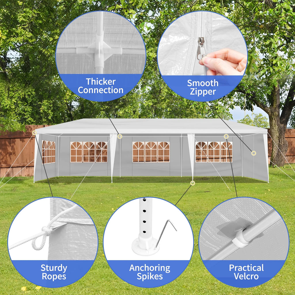 10' X 30' Canopy Tent with 8 Side Walls N323075