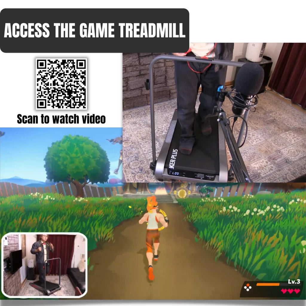 Motorized Folding Walking Treadmill with Handrails I3136