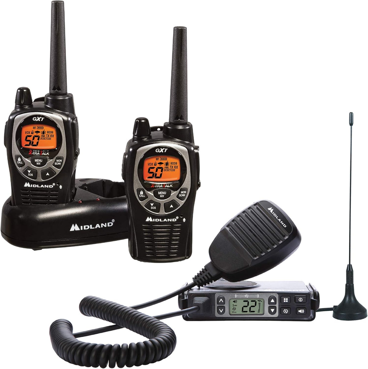 50 Channel Waterproof GMRS Two-Way Radio 3-Pack S94499