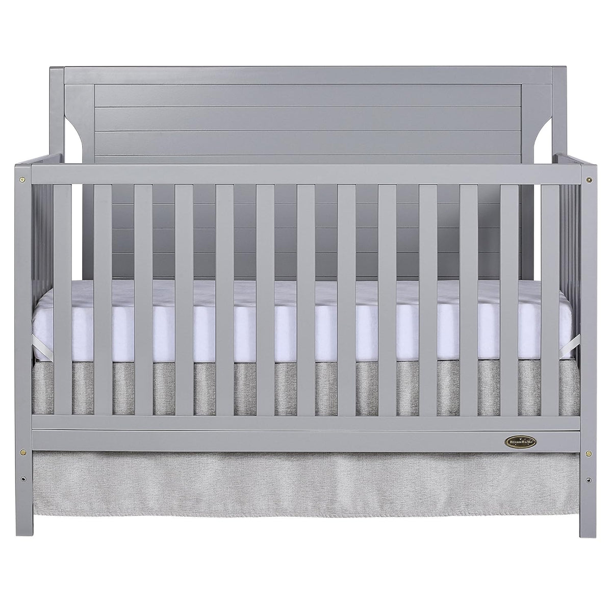 5-in-1 Convertible Crib in Pebble Grey L1701