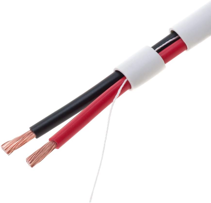 100ft 18AWG 2 Conductors CL2 Rated Speaker Cable Wire Q1945