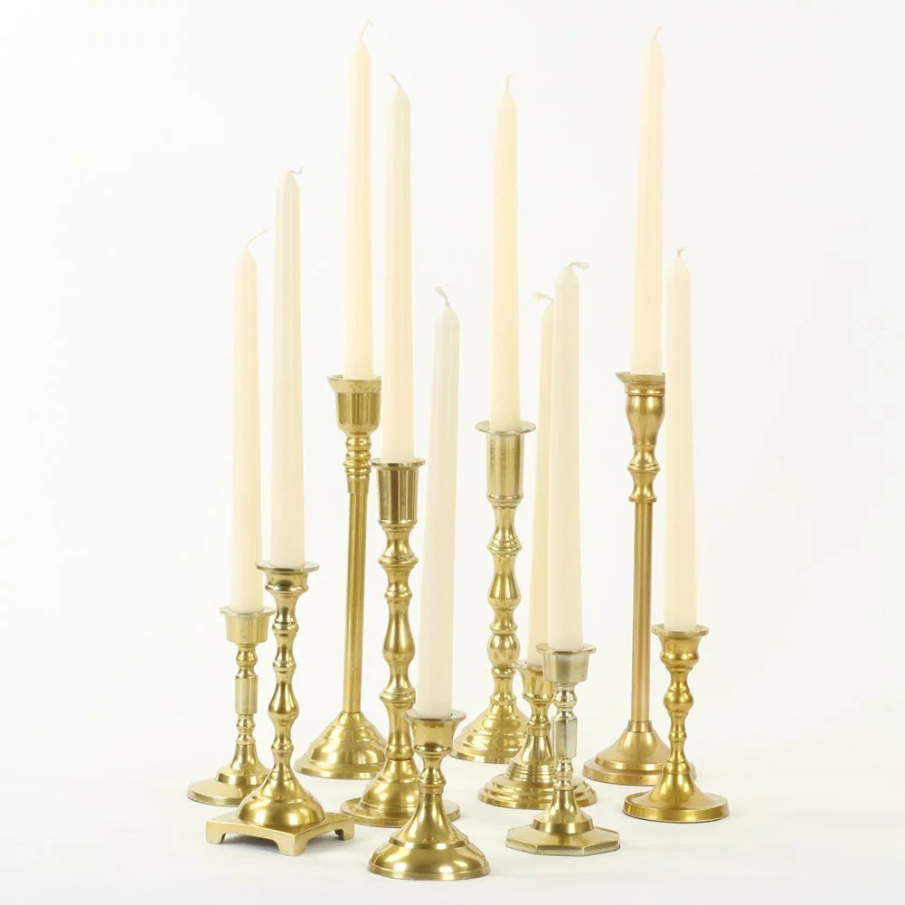 Gold Mixed Taper Holders Set of 10 W344798
