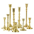 Gold Mixed Taper Holders Set of 10 W344798