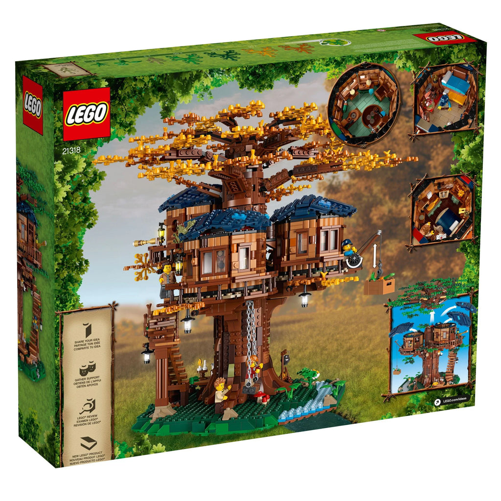 Tree House Model Construction Set with 3 Cabins E489