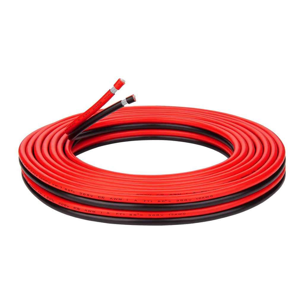 10 Gauge Tinned Copper Low Voltage Electrical Wire 100 FT S24844