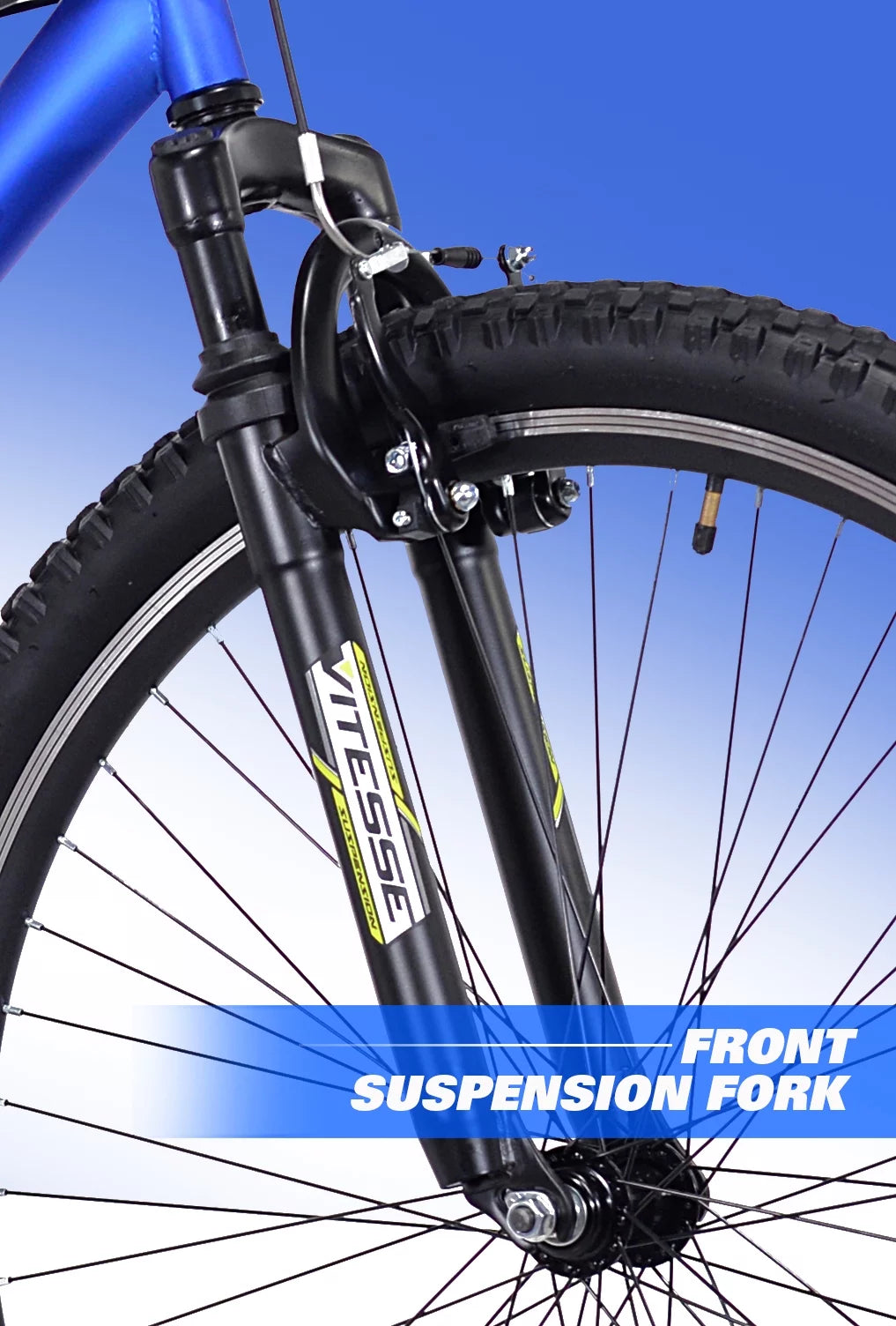 Blue 29 in. Dual Suspension Mountain Bike L4029