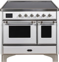 White Induction Range with Electric Oven C322