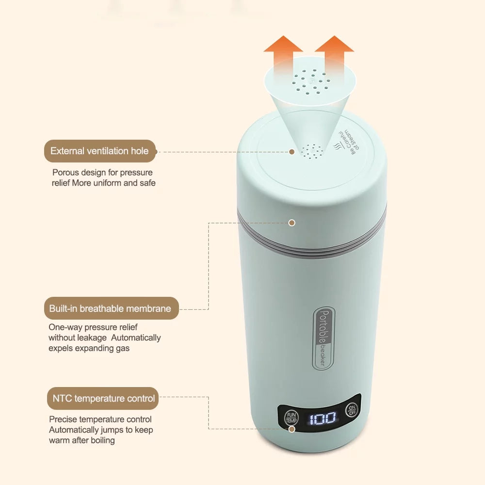 Portable 350ml Stainless Steel Electric Kettle N3376