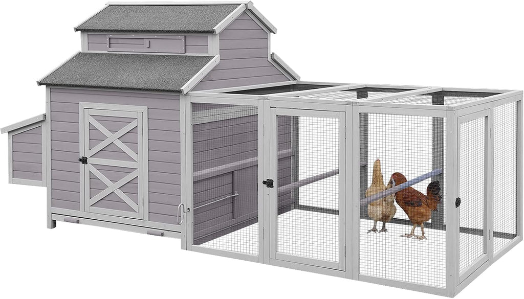 115in Chicken Coop with Run and Nesting Boxes U81548