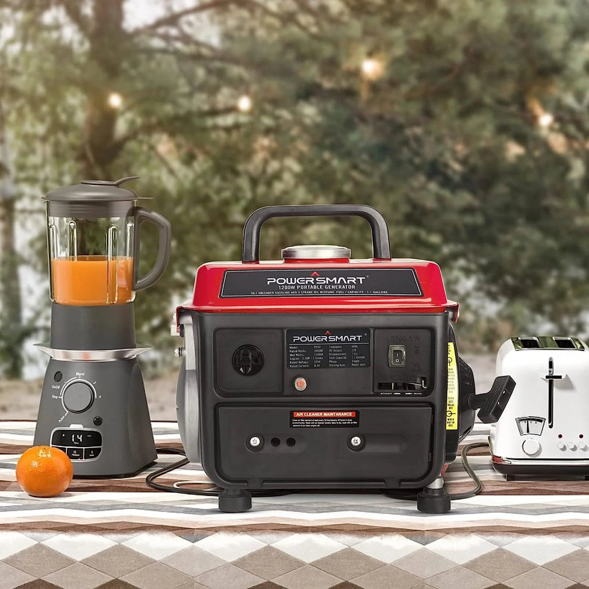 1200W Portable Gasoline Inverter Generator H25769