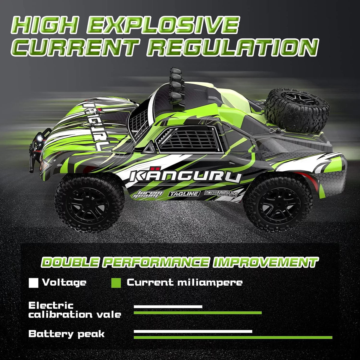 1:18 Scale High Speed Remote Control Car 4x4 Off Road Monster Car O994024