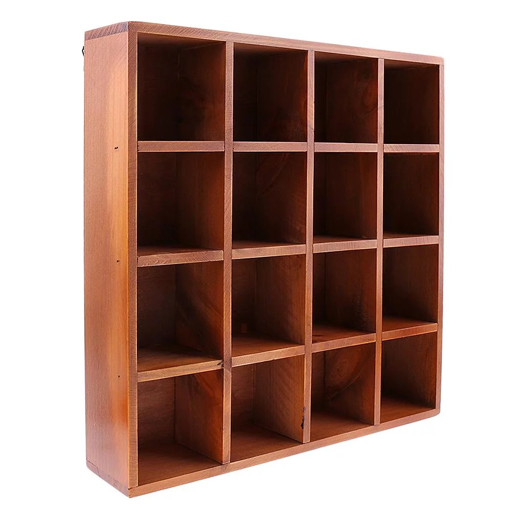 Wooden Wall Mount Storage Cabinet Shelf T7408