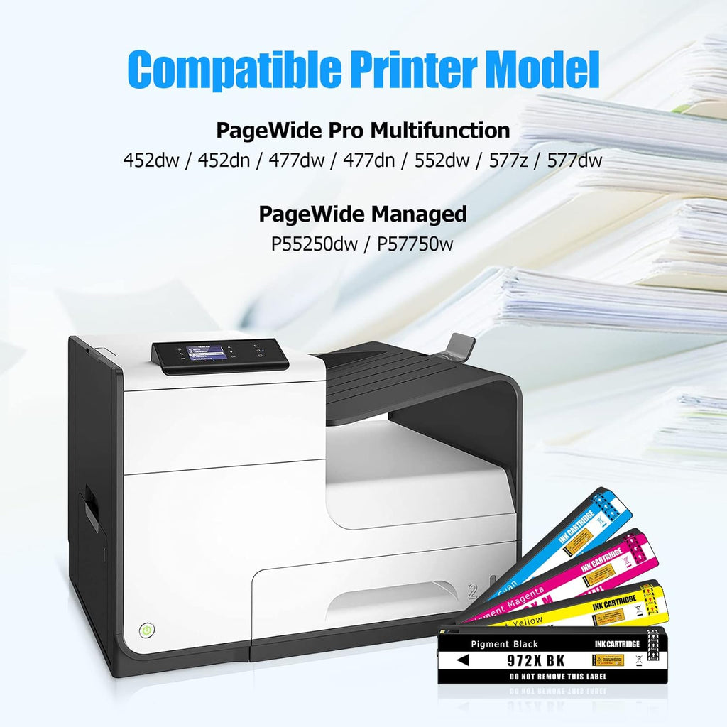 Compatible Ink Cartridge Replacement 5 Pack Black Cyan Magenta Yellow Y801