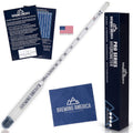 Alcohol Hydrometer Tester 0-200 Proof Pack of 2 Q584106