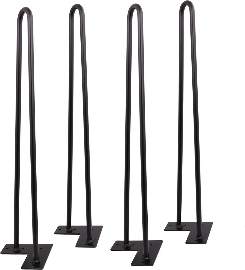 Matte Black Hairpin Legs Set Of 4 U761959