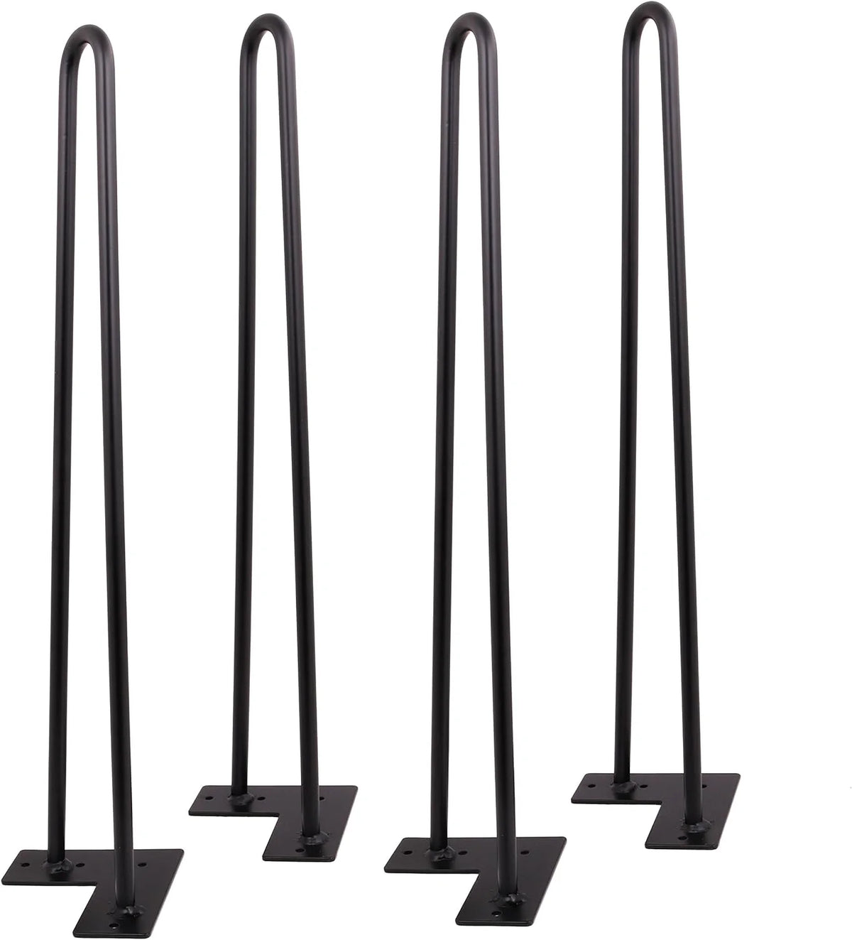 Matte Black Hairpin Legs Set Of 4 U761959
