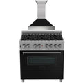 36 Dual Fuel Range with Range Hood Appliance Package C603017